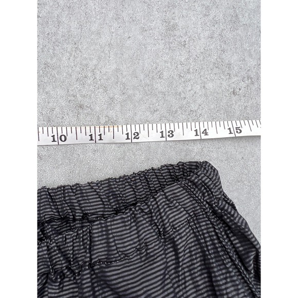 Krista Larson Striped Elastic Waist Cargo Pants Silk Womens One Size Lagenlook - Picture 6 of 10